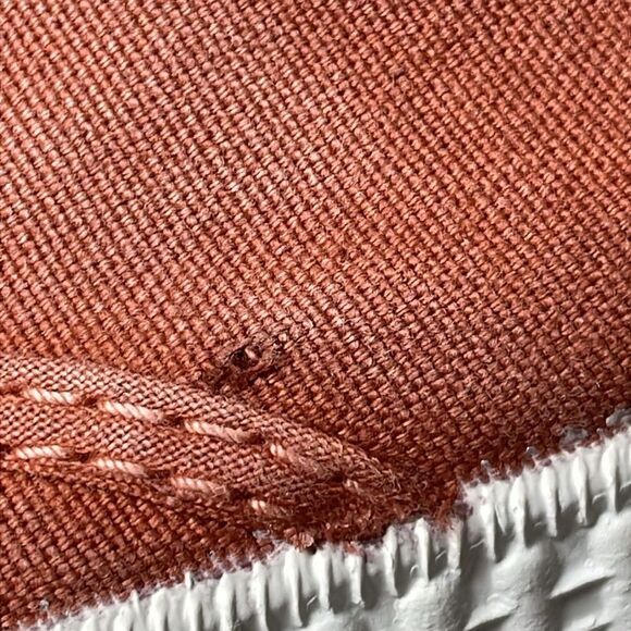 NWT Cienta Rust Canvas Big Girl Sz 3.5/EU 35 Slip On Elastic Cap Toe Sneakers - Picture 12 of 12